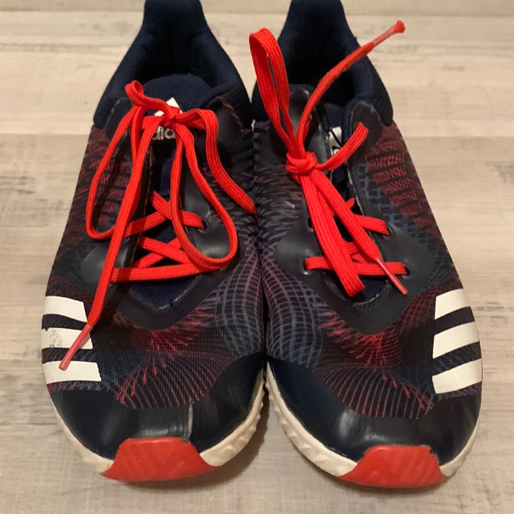 Adidas Red, White, and Blue